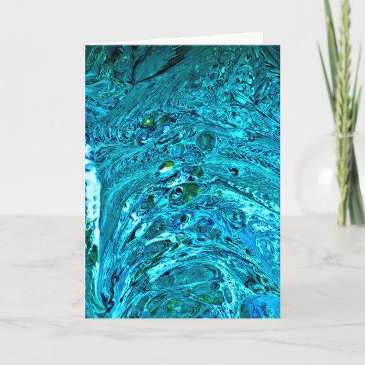 Étude Abstraite des couleurs 32, carte (Devant)