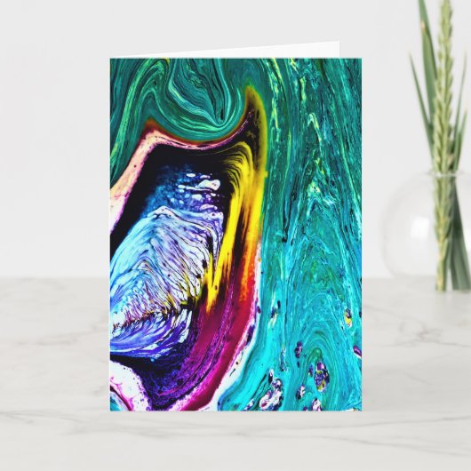 Étude Abstraite des couleurs 33, carte (Devant)