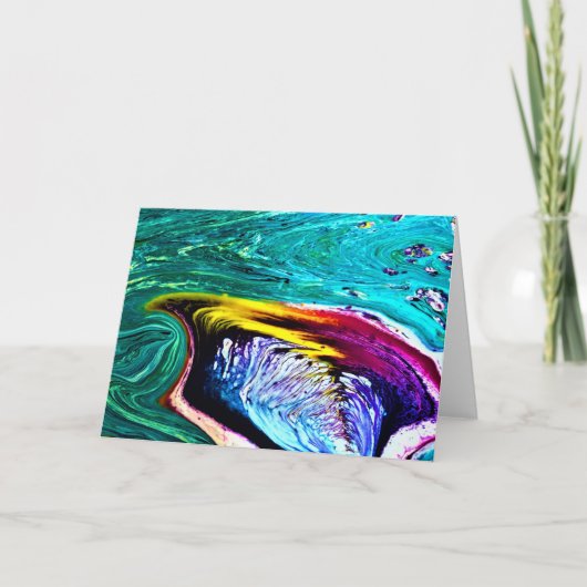 Étude Abstraite des couleurs 33, carte (Devant)