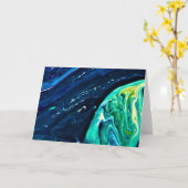 Étude couleur Abstraite 105, carte (Fleur jaune)