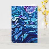 Étude couleur Abstraite 138, carte (Fleur jaune)