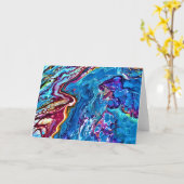 Étude couleur Abstraite 148, carte (Fleur jaune)