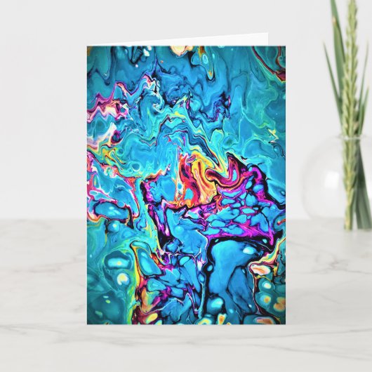 Étude couleur Abstraite 149, carte (Devant)