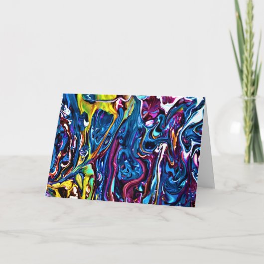 Étude couleur Abstraite 150, carte (Devant)