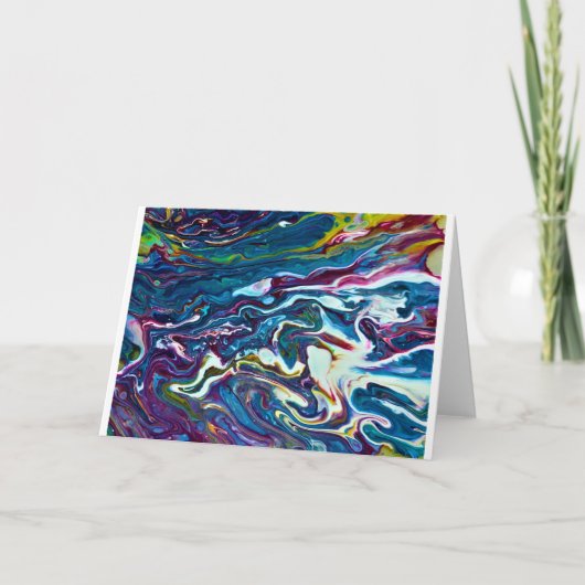 Étude couleur Abstraite 151, carte (Devant)