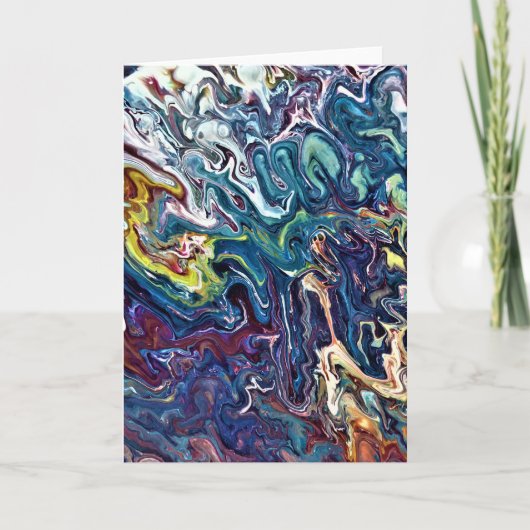 Étude couleur Abstraite 155, carte (Devant)