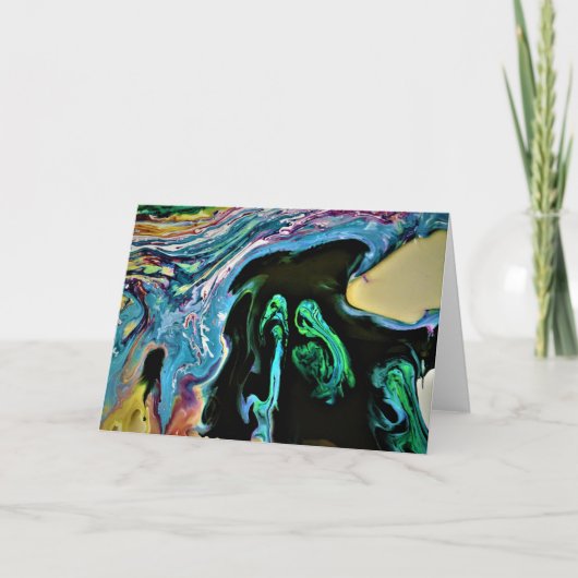 Étude couleur Abstraite 166, carte (Devant)