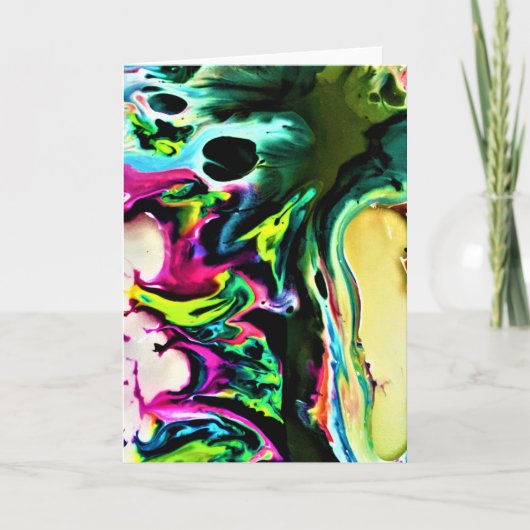 Étude couleur Abstraite 167, carte (Devant)