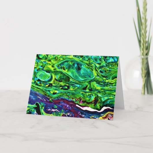 Étude couleur Abstraite 168, carte (Devant)