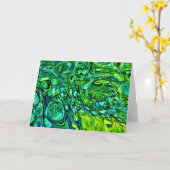 Étude couleur Abstraite 169, carte (Fleur jaune)