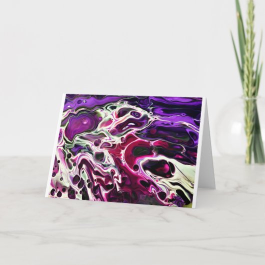 Étude couleur Abstraite 194, carte (Devant)