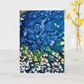 Étude couleur Abstraite 19, carte (Fleur jaune)
