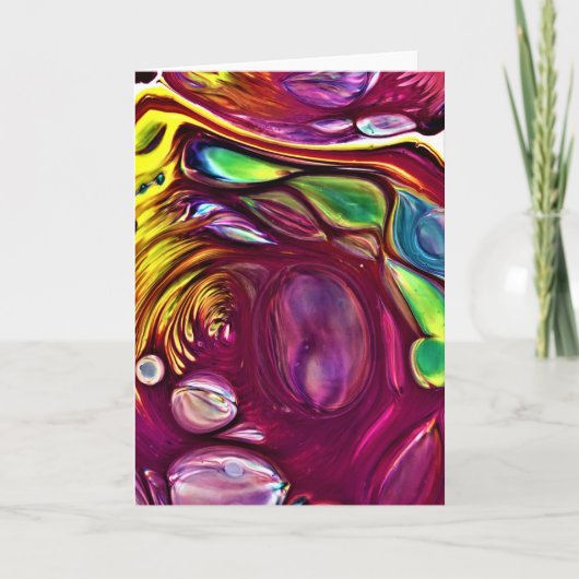 Étude couleur Abstraite 220, carte (Devant)