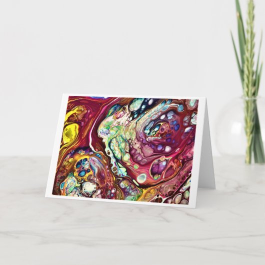 Étude couleur Abstraite 230, carte (Devant)