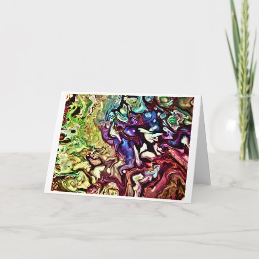 Étude couleur Abstraite 235, carte (Devant)