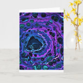 Étude couleur Abstraite 263, carte (Fleur jaune)