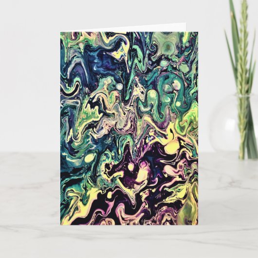 Étude couleur Abstraite 301, carte (Devant)