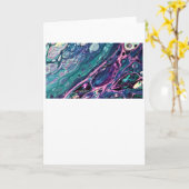 Étude couleur Abstraite 305, carte (Fleur jaune)