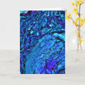 Étude couleur Abstraite 306, carte (Fleur jaune)