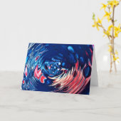 Étude couleur Abstraite 330, carte (Fleur jaune)