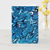 Étude couleur Abstraite 351, carte (Fleur jaune)