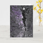 Étude couleur Abstraite 503, carte (Fleur jaune)