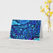 Étude couleur Abstraite 505, carte (Fleur jaune)