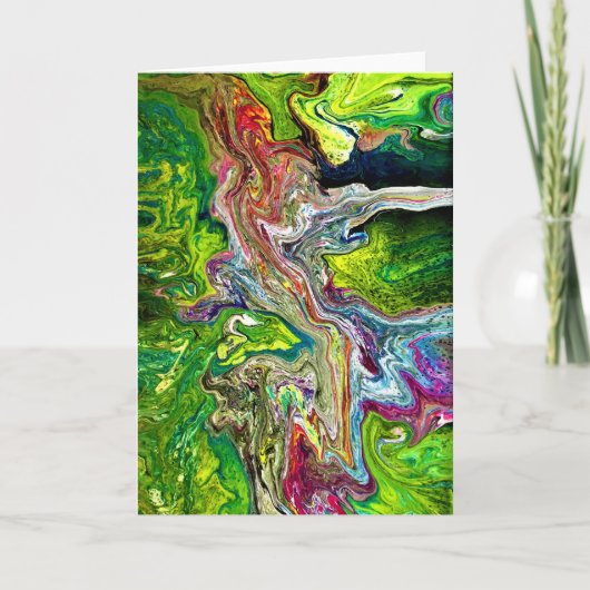 Étude couleur Abstraite 50, carte (Devant)