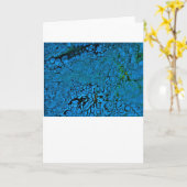 Étude couleur Abstraite 7, carte (Fleur jaune)