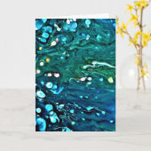 Étude couleur Abstraite 91, carte (Fleur jaune)