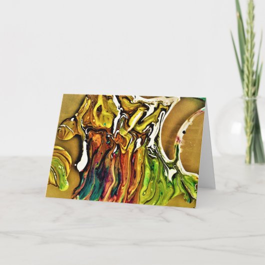 Étude de couleur Abstraite 10, carte (Devant)