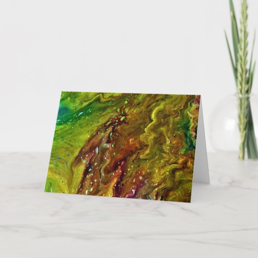 Étude de couleur Abstraite 11, carte (Devant)