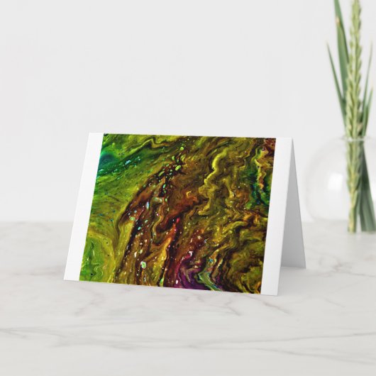 Étude de couleur Abstraite 11, carte (Devant)