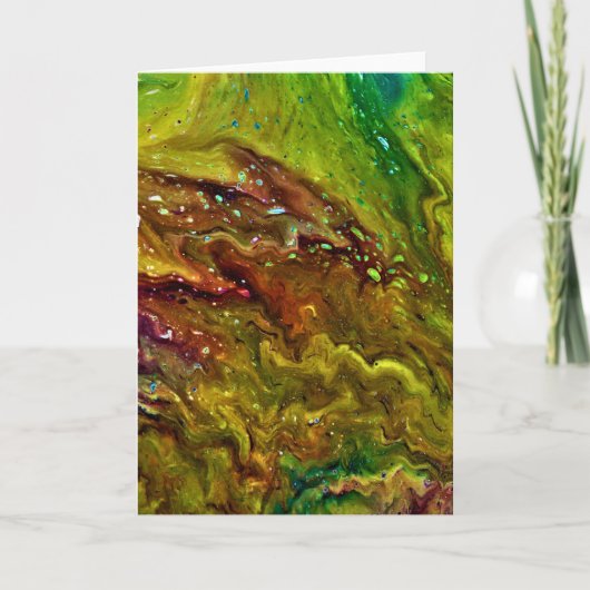 Étude de couleur Abstraite 11, carte (Devant)