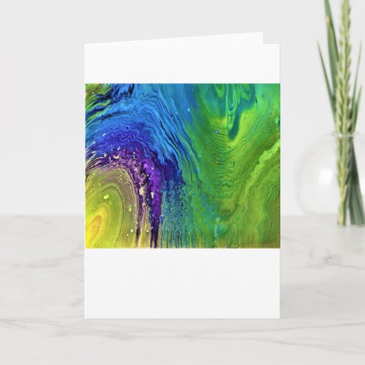 Étude de couleur Abstraite 12, carte (Devant)