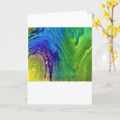 Étude de couleur Abstraite 12, carte (Fleur jaune)