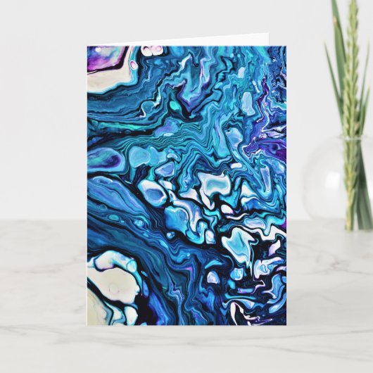 Étude de couleur Abstraite 135, carte (Devant)