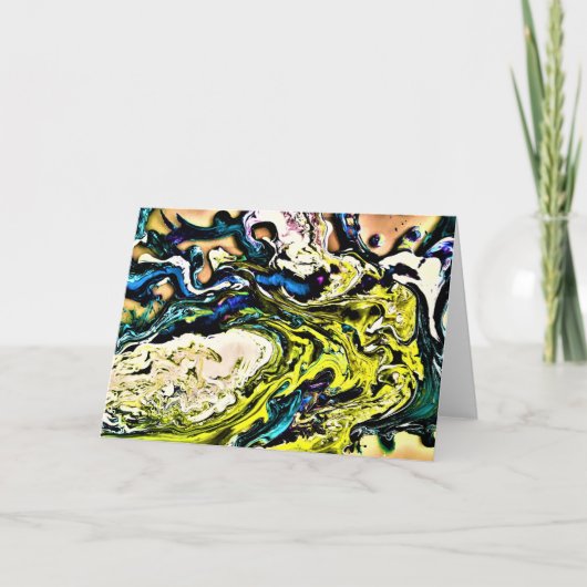 Étude de couleur Abstraite 13, carte (Devant)