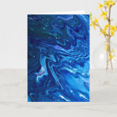 Étude de couleur Abstraite 141, carte (Fleur jaune)