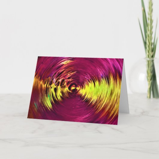 Étude de couleur Abstraite 142, carte (Devant)