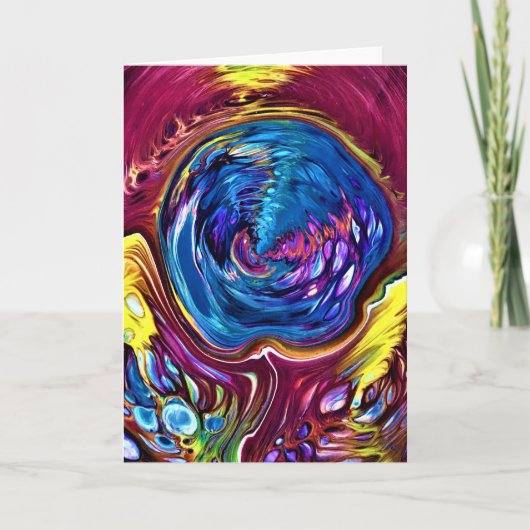 Étude de couleur Abstraite 146, carte (Devant)