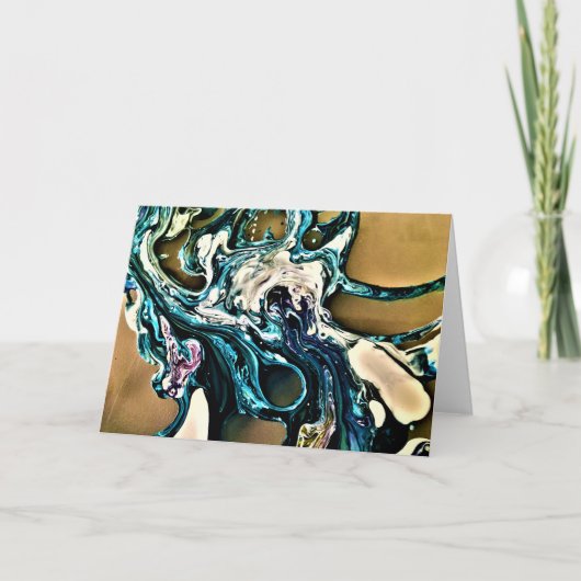 Étude de couleur Abstraite 14, carte (Devant)