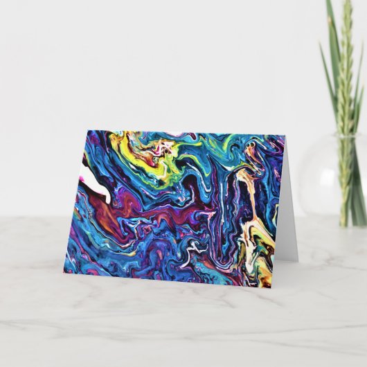 Étude de couleur Abstraite 154, carte (Devant)