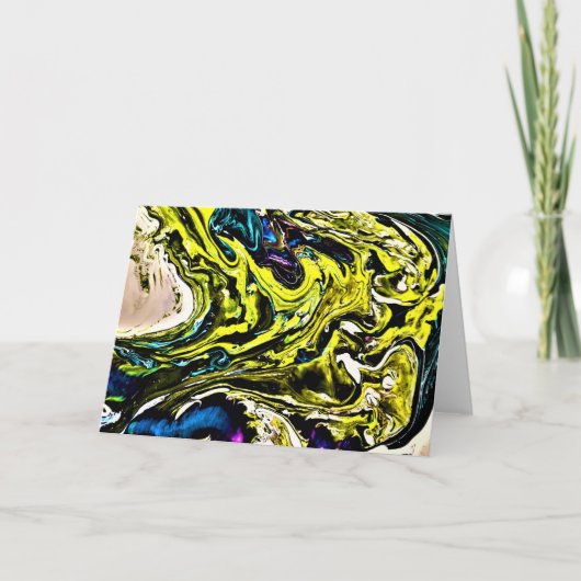 Étude de couleur Abstraite 16, carte (Devant)