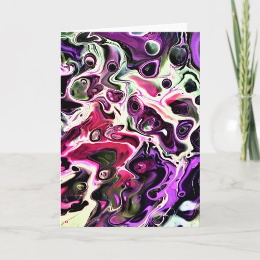 Étude de couleur abstraite 197, carte (Devant)