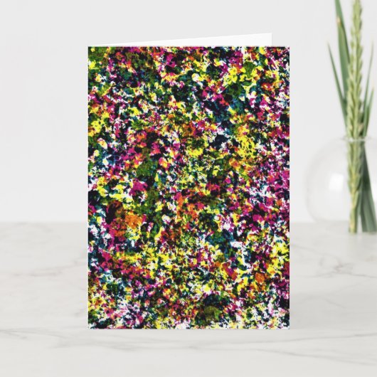 Étude de couleur Abstraite 24, carte (Devant)