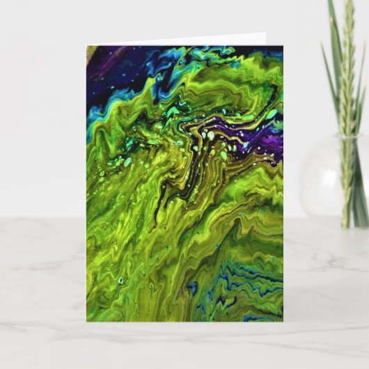 Étude de couleur Abstraite 25, carte (Devant)