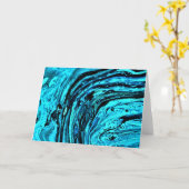 Étude de couleur Abstraite 29, carte (Fleur jaune)