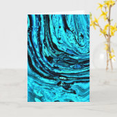 Étude de couleur Abstraite 29, carte (Fleur jaune)