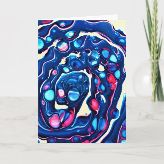 Étude de couleur Abstraite 331, carte (Devant)